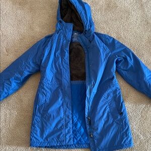 L.L. Bean Blue Fleece-Lined Jacket